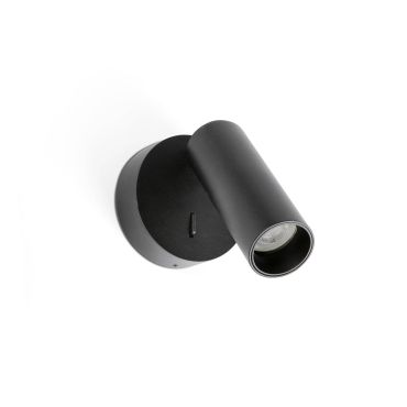 Faro Stan Slim - applique murale - Ø 4,2 x 8,7 cm - noir