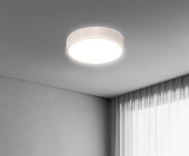 Century Italia Blanca Luxe - plafonnier - Ø 30 x 7 cm - 17W LED inclus - champagne