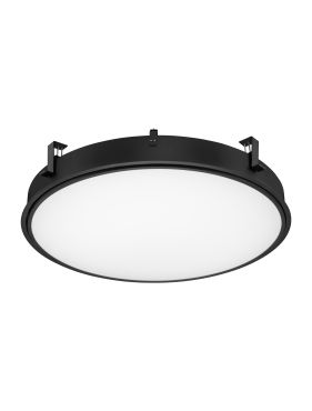 Nova Luce Perfect Profile Trimless - spot encastré - Ø 840 mm, 830 mm encastré - 80W LED dimmable inclus - 3000K - noir