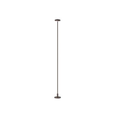 VK Lighting Jade - borne de jardin incl. pied et piquet de terre - Ø 7 x 83,4 cm - 1W LED inclus - IP65 - Brun rouille