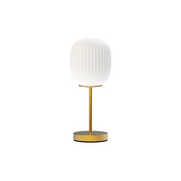 VK lighting Pero -  lampe de table - Ø 14,25 x 35,2 cm - laiton mat