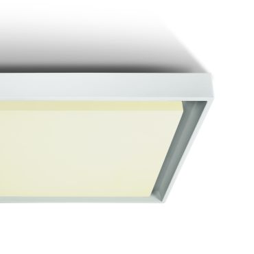 ONE Light Outdoor Project - plafonnier extérieur - 34 x 34 x 5 cm - 30W LED inclus - IP54 - blanc