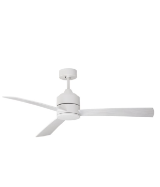 Nova Luce Axel - ventilateur de plafond avec télécommande et option lumière - Ø 137,1 x 38,2 cm - 18W LED inclus - blanc