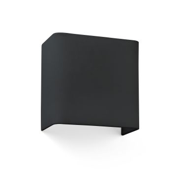 Faro Cotton - applique murale - 20 x 10 x 20 cm - noir mat