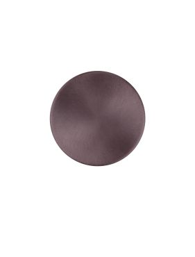 Nova Luce Cyrcle - applique murale - Ø 22 x 3,5 cm - 12W LED inclus - café brossé