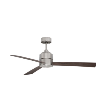 Nova Luce Axel - ventilateur de plafond avec télécommande et option lumière - Ø 137,1 x 38,2 cm - 18W LED inclus - couleur bois &amp; aluminium