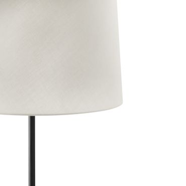 Faro Windsor - lampadaire - Ø 64 x 160 x 37,5 cm - noir mat et lino