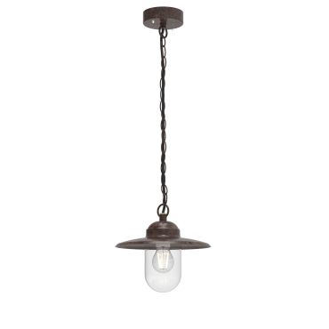 Nordlux Luxembourg - lampe suspendue - Ø 27,5 x 24 cm - IP33 - rusty