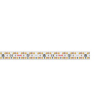 KLUS bande LED - largeur 1,8cm, longueur 500cm - 24Vdc - dimmable - 19,2W par mètre - 280 LED par mètre - IP20