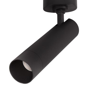 Nova Luce Nap - spot pour système de profilés magnétiques - Ø 3 x 19 cm - 10W LED inclus - noir - couleur de lumière blanc chaud