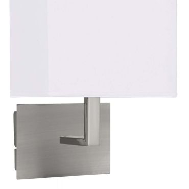 Searchlight Wall - applique murale avec interrupteur - 20 x 25,5 cm - nickel mat