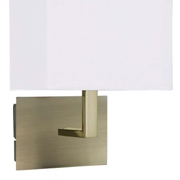 Searchlight Wall - applique murale avec interrupteur - 20 x 25,5 cm - laiton antique