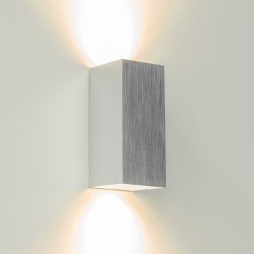 Artdelight Dante - applique murale - 6,7 x 6,7 x 15,4 cm - aluminium