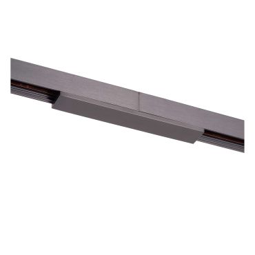 Lucide Linial - système de rails magnétiques - connecteur électrique droit - chrome noir mat