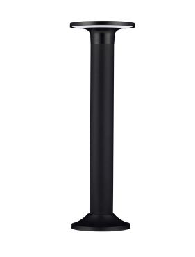 Nova Luce Tower - lampe de jardin -Ø 16 x 52 cm - 8W LED inclus - IP65 - noir sablé