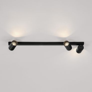Nova Luce Oso - Applique murale - 70 x 3,5 x 10,5 cm - noir
