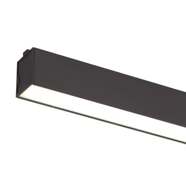 Maxlight Linear - plafonnier - 56 x 6 x 5 cm - 18W LED inclus - noir - couleur de lumière blanche