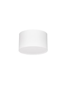 Nova Luce Marsa - plafonnier - Ø 11 x 6,5 cm - 10W LED inclus - blanc sablé