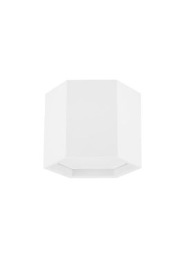Nova Luce Samba - plafonnier - 25 x 20 cm - 10W LED inclus - blanc sable