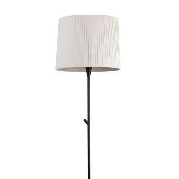 Faro Samba - lampadaire - 154 cm - beige et noir
