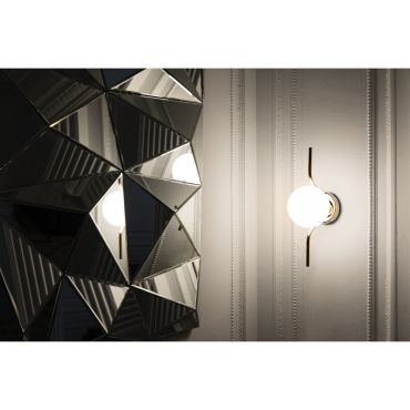 Faro Le Vita - applique murale - 14 x 19 x 40 cm - 6W LED inclus - or brillant