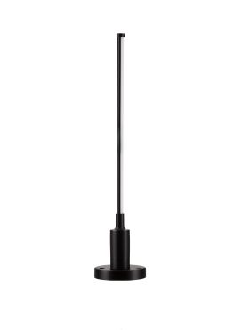 Nova Luce Dessay - lampe de jardin - Ø 1,6 x 58 cm - 6W LED inclus - IP65 - noir sablé