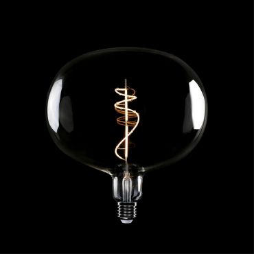 Daylight Italia Lampe LED Ellipse - Ø 22 x 23,5 cm - E27 - 10W dimmable - 1800K - fumé