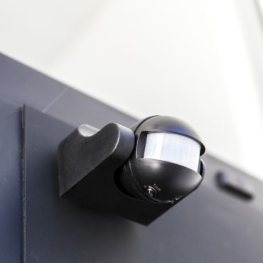 Lutec Sphere - capteur infrarouge - 9 x 10 x 8 cm - IP44 - noir
