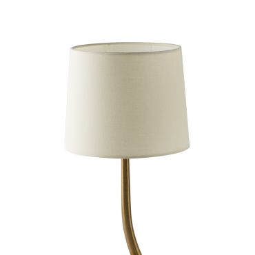 Faro Rem - lampe à poser - Ø 25 x 57 cm - bronze et beige
