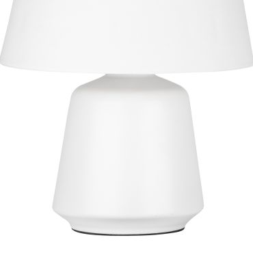 Nova Luce Ada - lampe à poser - Ø 25 x 37 cm - blanc