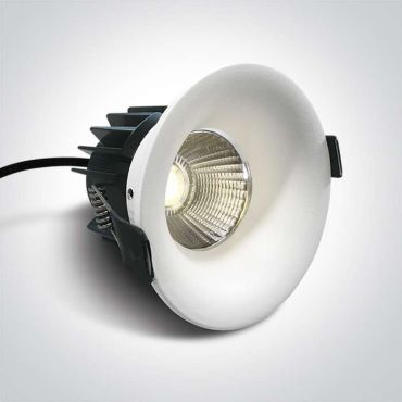 ONE Light Floating Ring Range - spot encastré - Ø 85 mm, 68mm encastré - 12W LED inclus - IP65 - blanc
