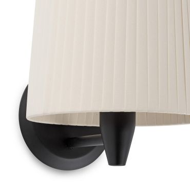 Faro Samba - applique murale - 21,5 x 19 x 17,3 cm - noir et beige