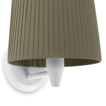 Faro Samba - applique murale - 21,5 x 19 x 17,3 cm - vert et blanc