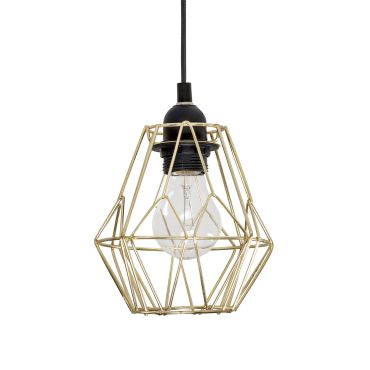 Nova Luce Isabella - lampe suspendue - Ø 15 x 140 cm - laiton