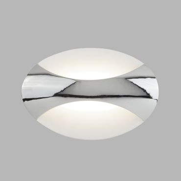 Searchlight Led Wall - applique murale - 21 x 14,5 cm - 6,5W LED inclus - chrome