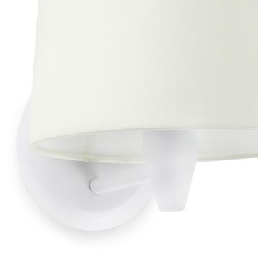 Faro Conga - applique murale - 21,5 x 19 x 17,3 cm - blanc mat