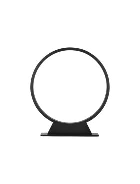 Nova Luce Metro - lampe de jardin - Ø 30 x 34 cm - 6W LED inclus - IP65 - noir sablé
