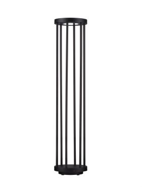 Nova Luce Nereus - lampe de jardin - Ø 16 x 75 cm - 8W LED inclus - IP65 - anthracite foncé