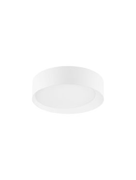 Nova Luce Oby - plafonnier - Ø 45 x 12 cm - 30W LED dimmable inclus - blanc sable