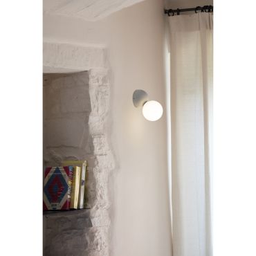 Faro Joy - applique murale - 10 x 13,2 x 15,6 cm - 3W LED inclus - blanc mat