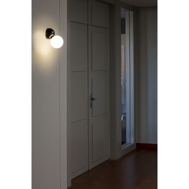 Faro Joy - applique murale - 10 x 13,2 x 15,6 cm - 3W LED inclus - noir mat