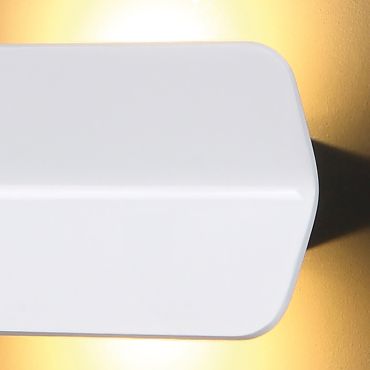 Maxlight Tigra - applique murale - 20 x 7 x 12 cm - 2 x 3W LED inclus - blanc