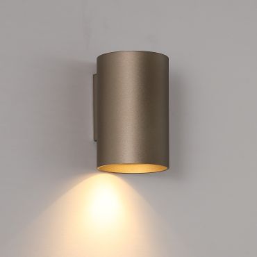 Searchlight Round - applique murale - Ø 6,5 x 10 cm - beige