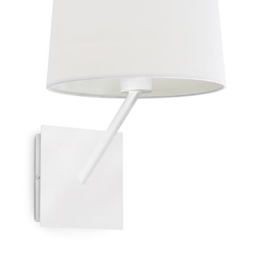Faro Handy - applique murale avec interrupteur - 24 x 27 x 32,5 cm - blanc mat