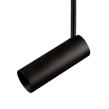 Nova Luce Brando - lampe suspendue - Ø 6 x 85 cm - noir