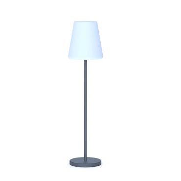 New Garden Lola slim 120 - lampadaire rechargeable avec panneau solaire - RGB+W - Ø 26 x 119 cm - 4,6W LED dimmable inclus - IP65 - anthracite