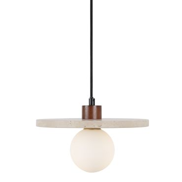 Maxlight Lando - suspension - Ø 25 x 150 cm - travertin