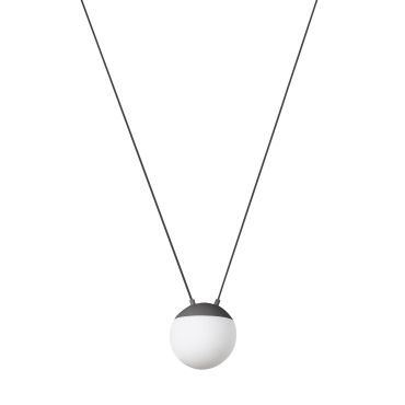 Faro Mine - lampe suspendue 1L - gris foncé - plastique