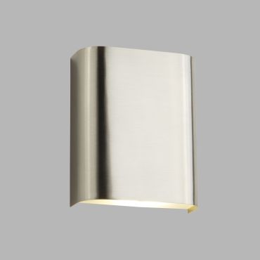 Searchlight Led Wall - applique murale - 10,5 x 13 cm - 8W LED inclus - argent satiné