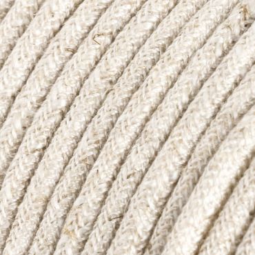 Creative Cables - cordon textile - par 100 cm - lin naturel